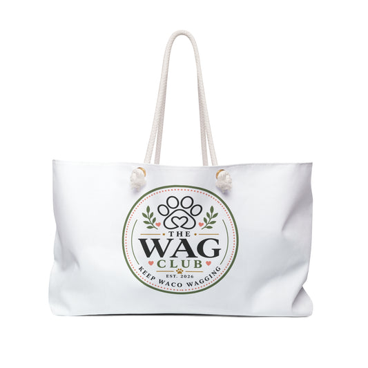 WAG Club Weekender Bag – Keep Waco Wagging Travel Tote