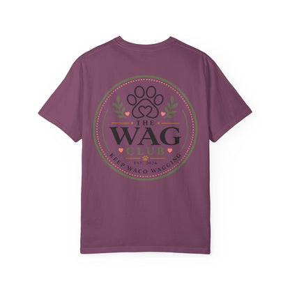 Wag Club T‑Shirt — 'The Wag Club' Paw Print Tee (Keep Waco Wagging)