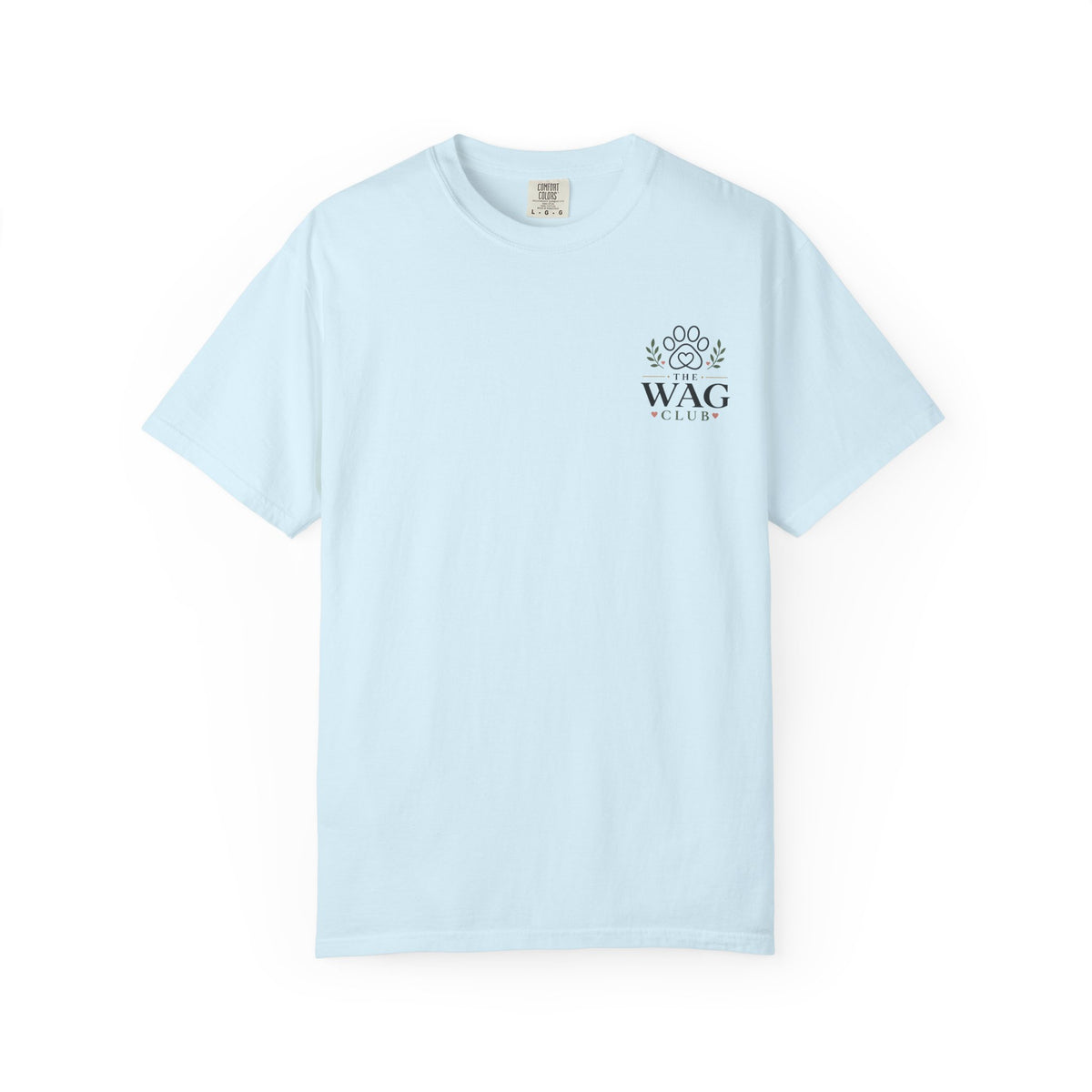 Wag Club T‑Shirt — 'The Wag Club' Paw Print Tee (Keep Waco Wagging)