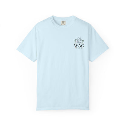 Wag Club T‑Shirt — 'The Wag Club' Paw Print Tee (Keep Waco Wagging)