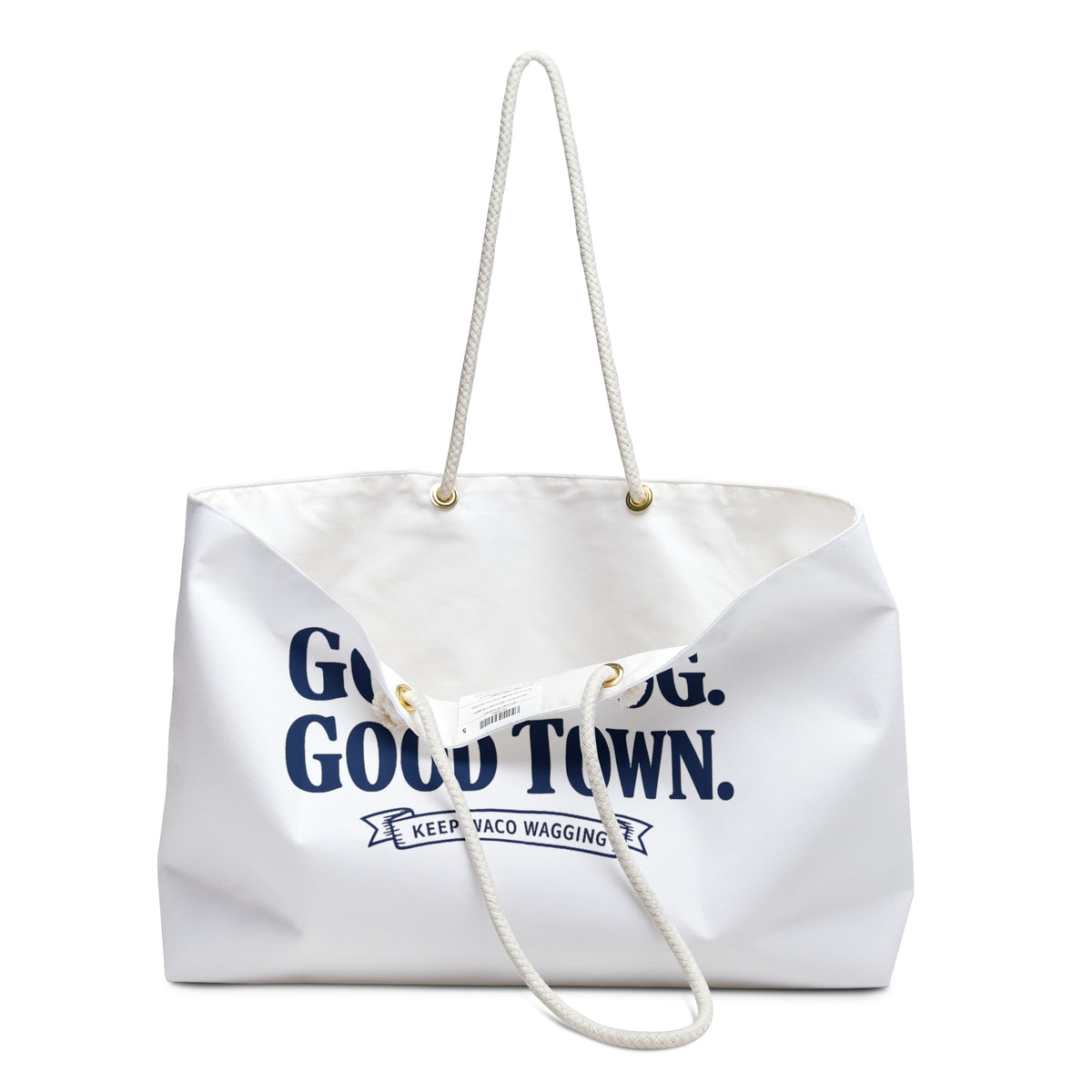 Good Dog. Good Town. Weekender Bag – Dog Lover Travel Tote