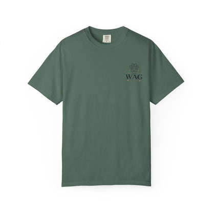 Wag Club T‑Shirt — 'The Wag Club' Paw Print Tee (Keep Waco Wagging)