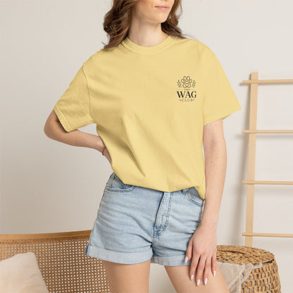 Wag Club T‑Shirt — 'The Wag Club' Paw Print Tee (Keep Waco Wagging)