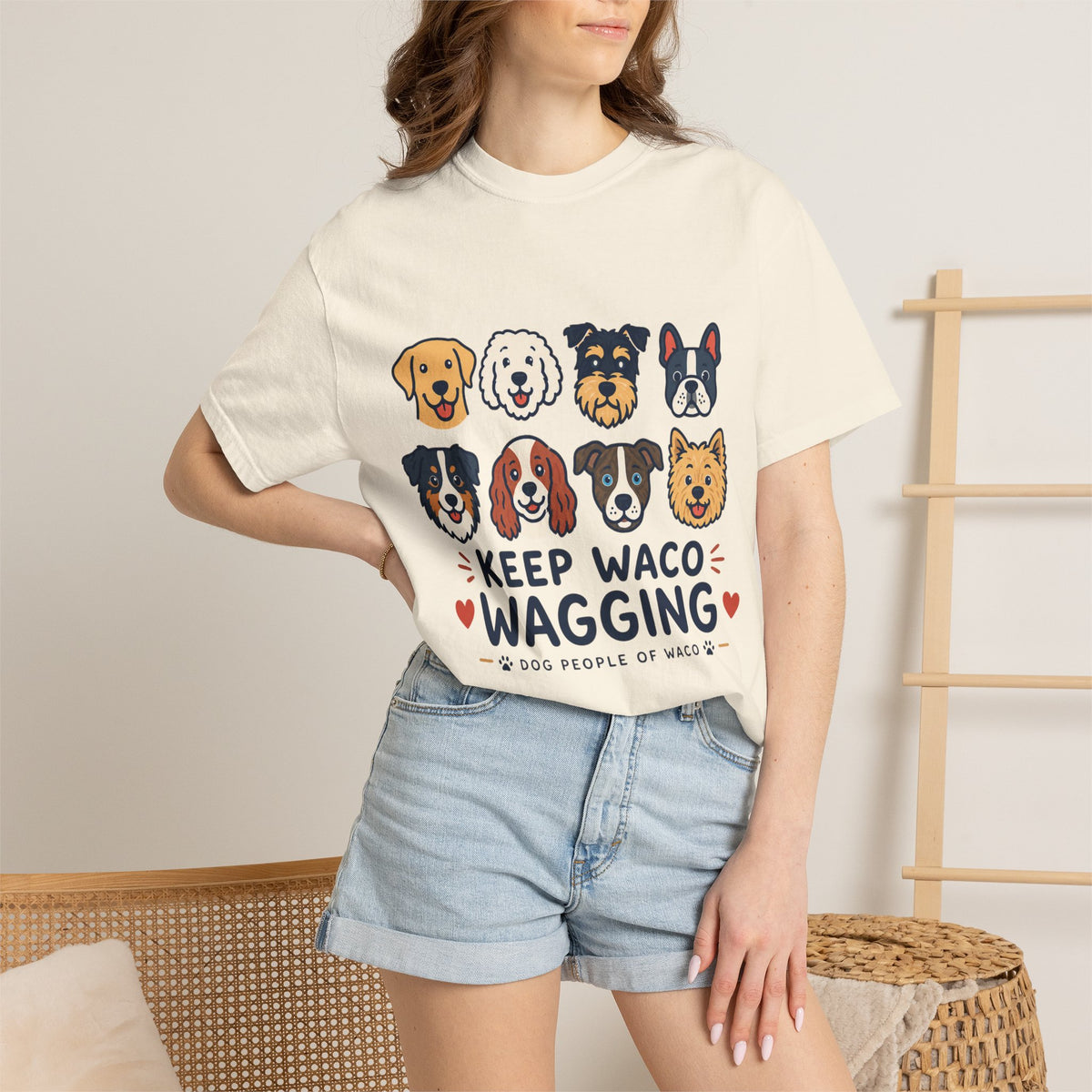 Dog Lover T-Shirt — "Keep Waco Wagging"