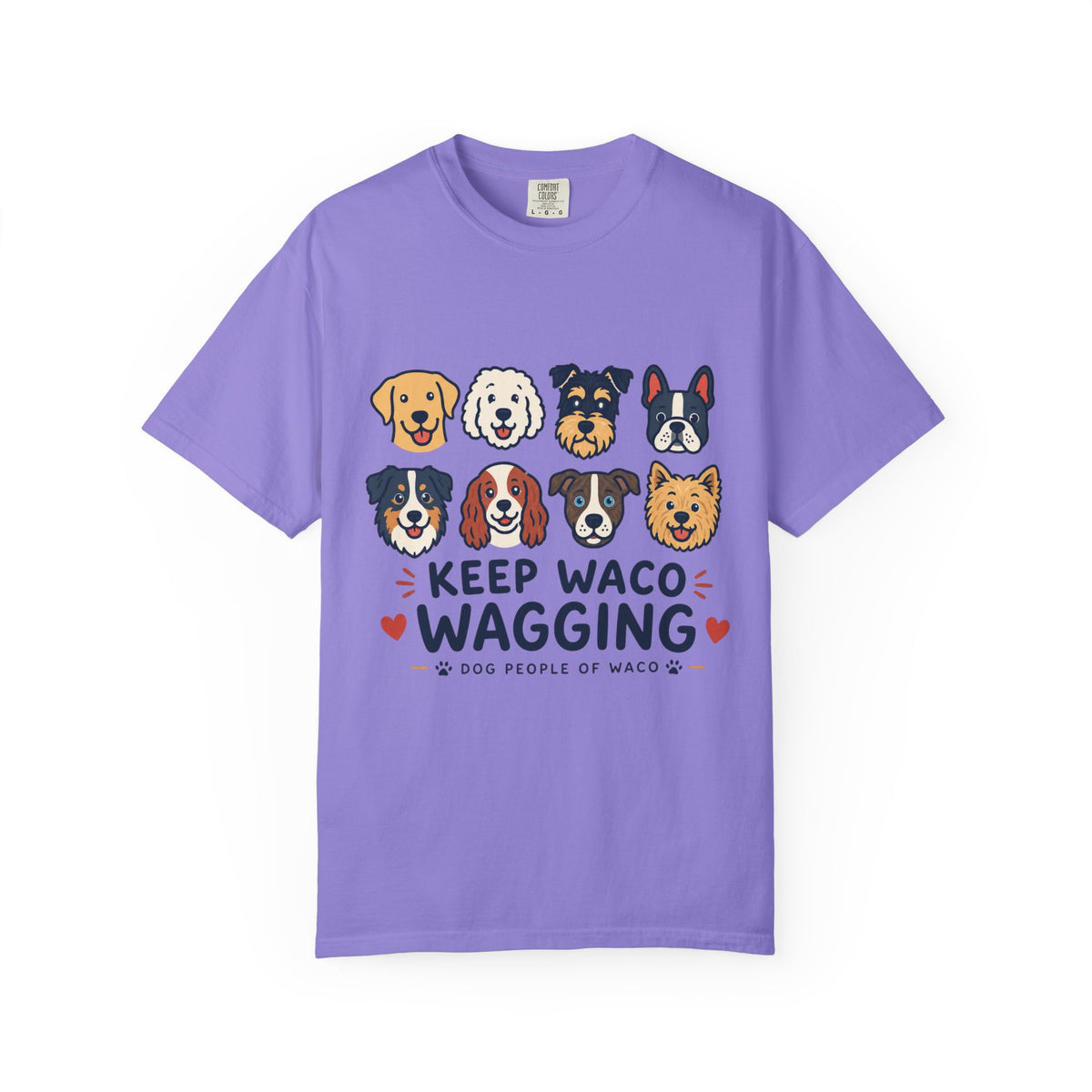 Dog Lover T-Shirt — "Keep Waco Wagging"