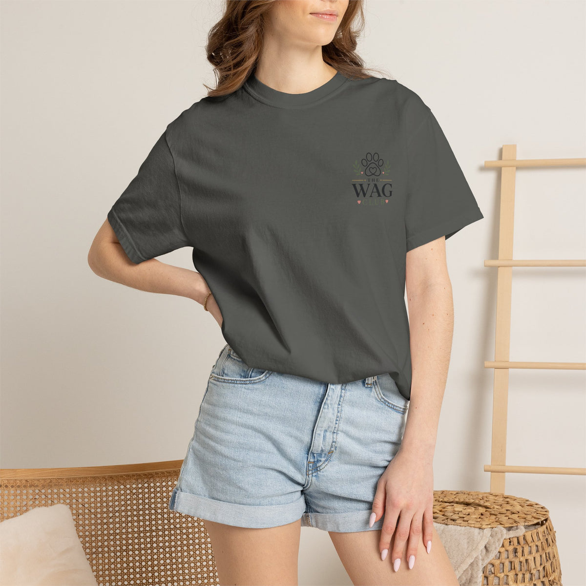 Wag Club T‑Shirt — 'The Wag Club' Paw Print Tee (Keep Waco Wagging)