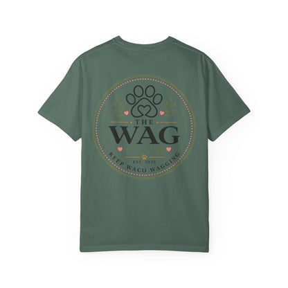 Wag Club T‑Shirt — 'The Wag Club' Paw Print Tee (Keep Waco Wagging)