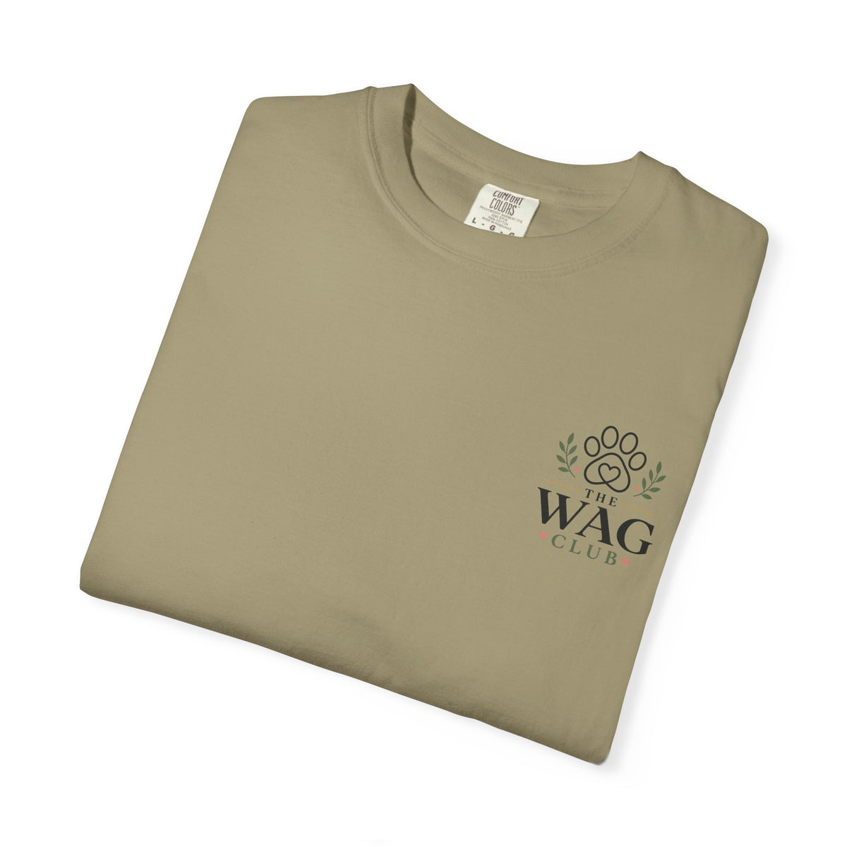 Wag Club T‑Shirt — 'The Wag Club' Paw Print Tee (Keep Waco Wagging)