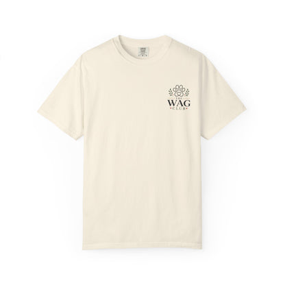 Wag Club T‑Shirt — 'The Wag Club' Paw Print Tee (Keep Waco Wagging)