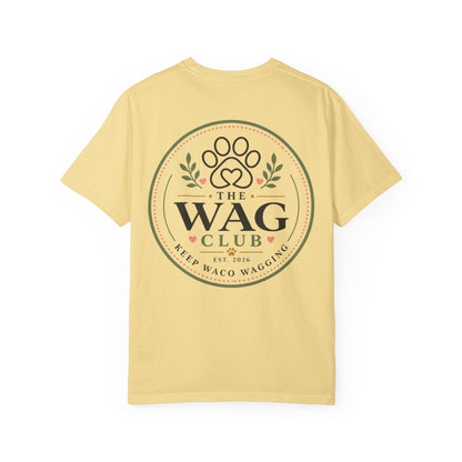 Wag Club T‑Shirt — 'The Wag Club' Paw Print Tee (Keep Waco Wagging)