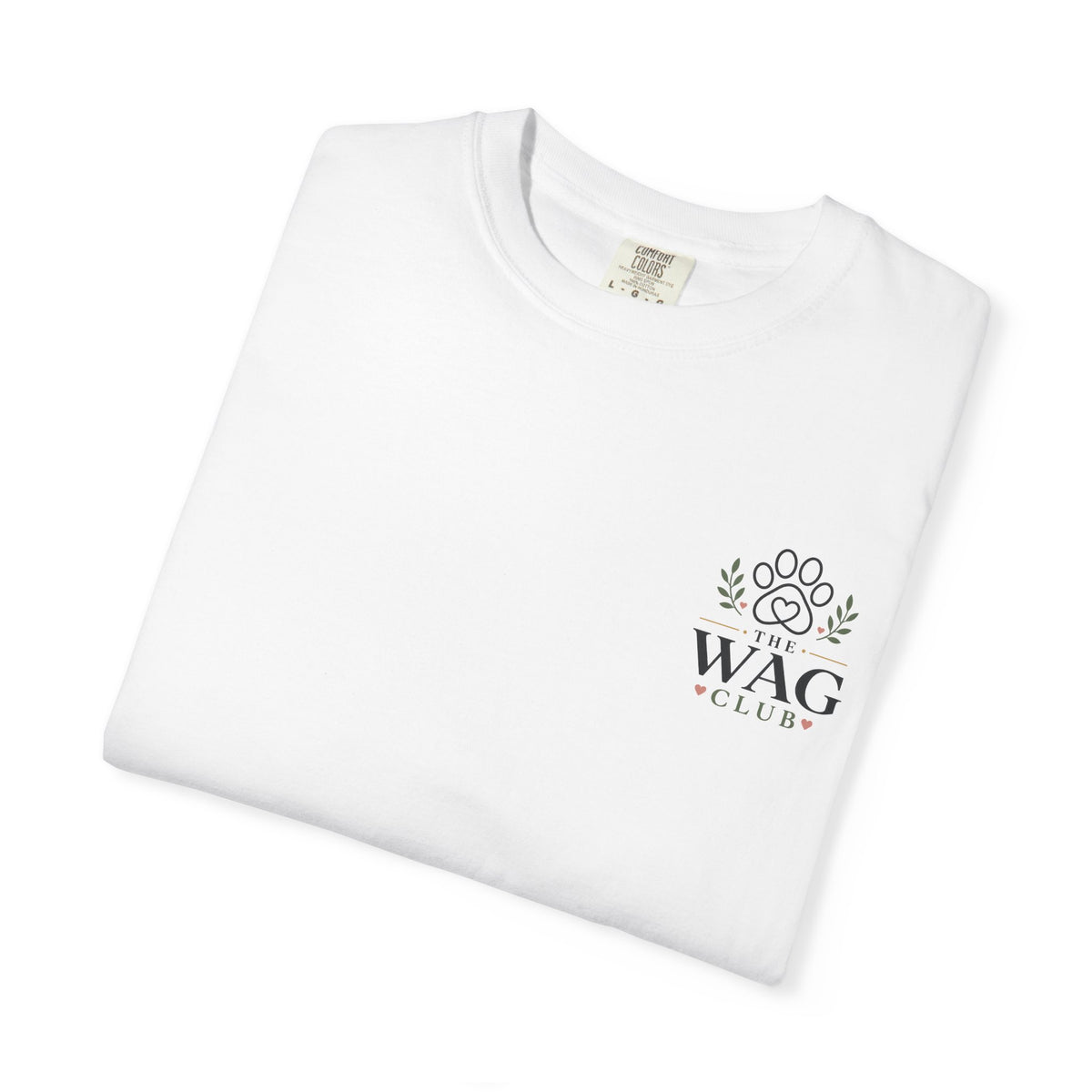 Wag Club T‑Shirt — 'The Wag Club' Paw Print Tee (Keep Waco Wagging)
