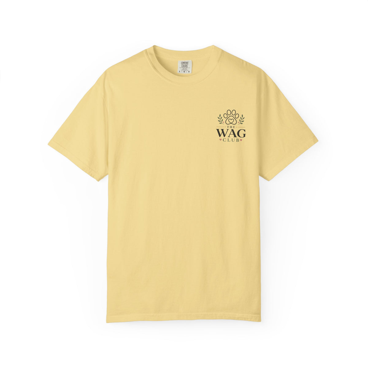 Wag Club T‑Shirt — 'The Wag Club' Paw Print Tee (Keep Waco Wagging)