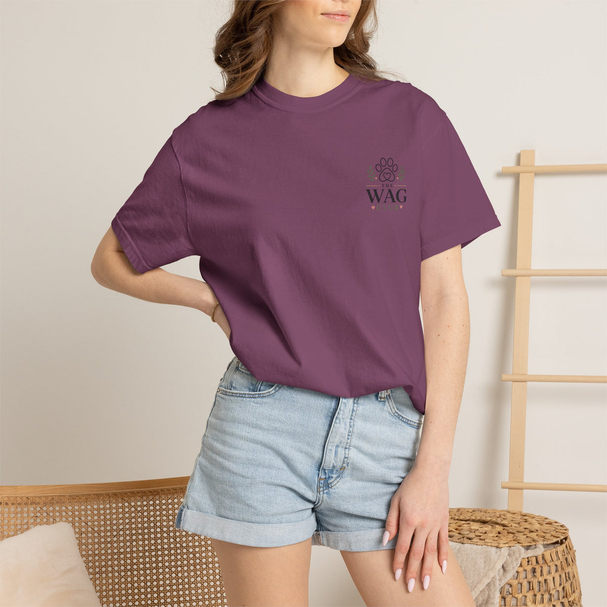 Wag Club T‑Shirt — 'The Wag Club' Paw Print Tee (Keep Waco Wagging)