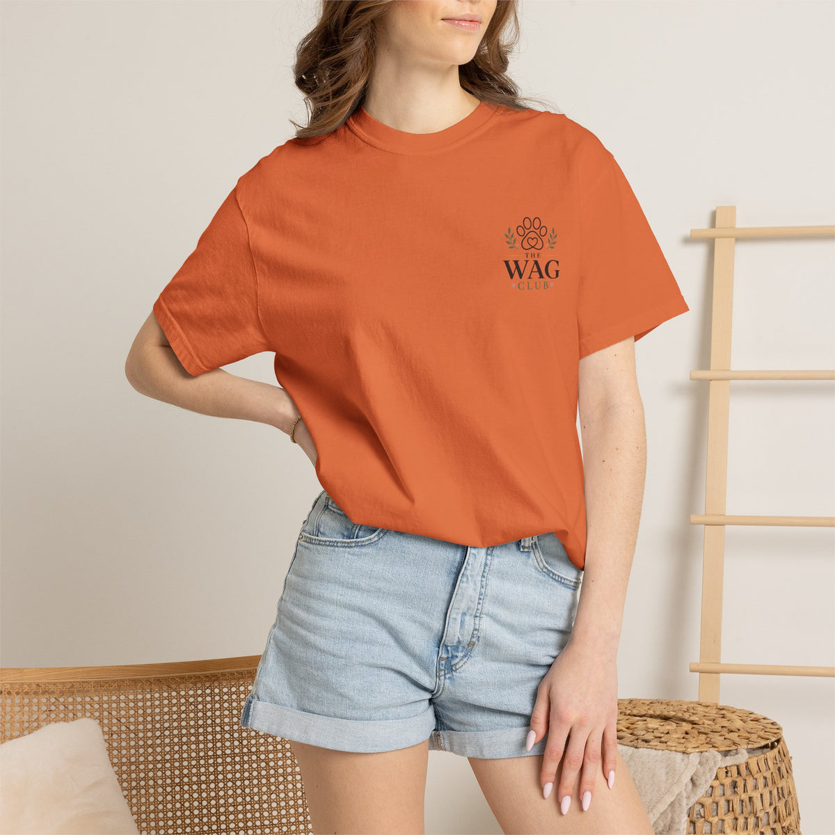 Wag Club T‑Shirt — 'The Wag Club' Paw Print Tee (Keep Waco Wagging)