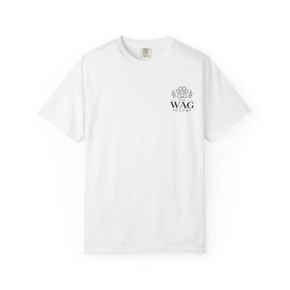Wag Club T‑Shirt — 'The Wag Club' Paw Print Tee (Keep Waco Wagging)