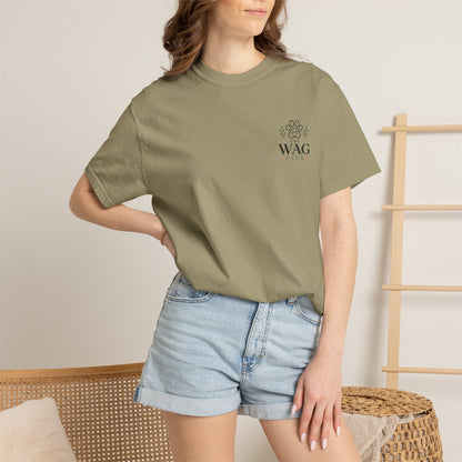 Wag Club T‑Shirt — 'The Wag Club' Paw Print Tee (Keep Waco Wagging)