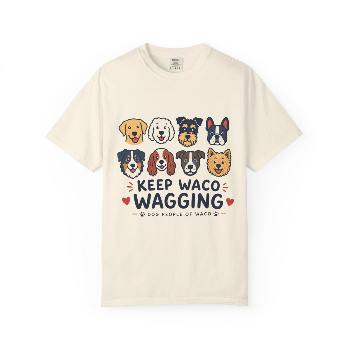 Dog Lover T-Shirt — "Keep Waco Wagging"