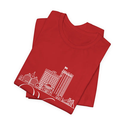 Waco Dog Mom Script T-Shirt — Skyline & Paw Graphic Tee